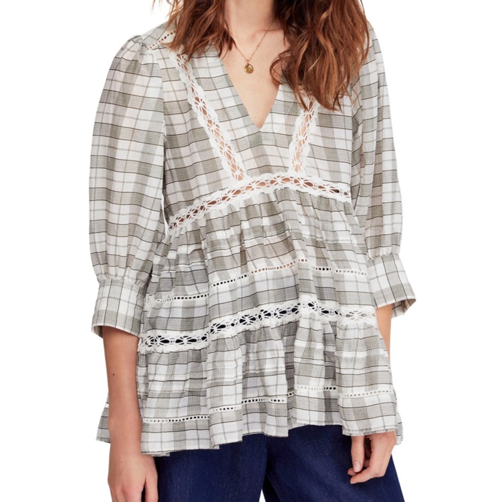 NEW!! Free People: time-out lace tunic, size XS